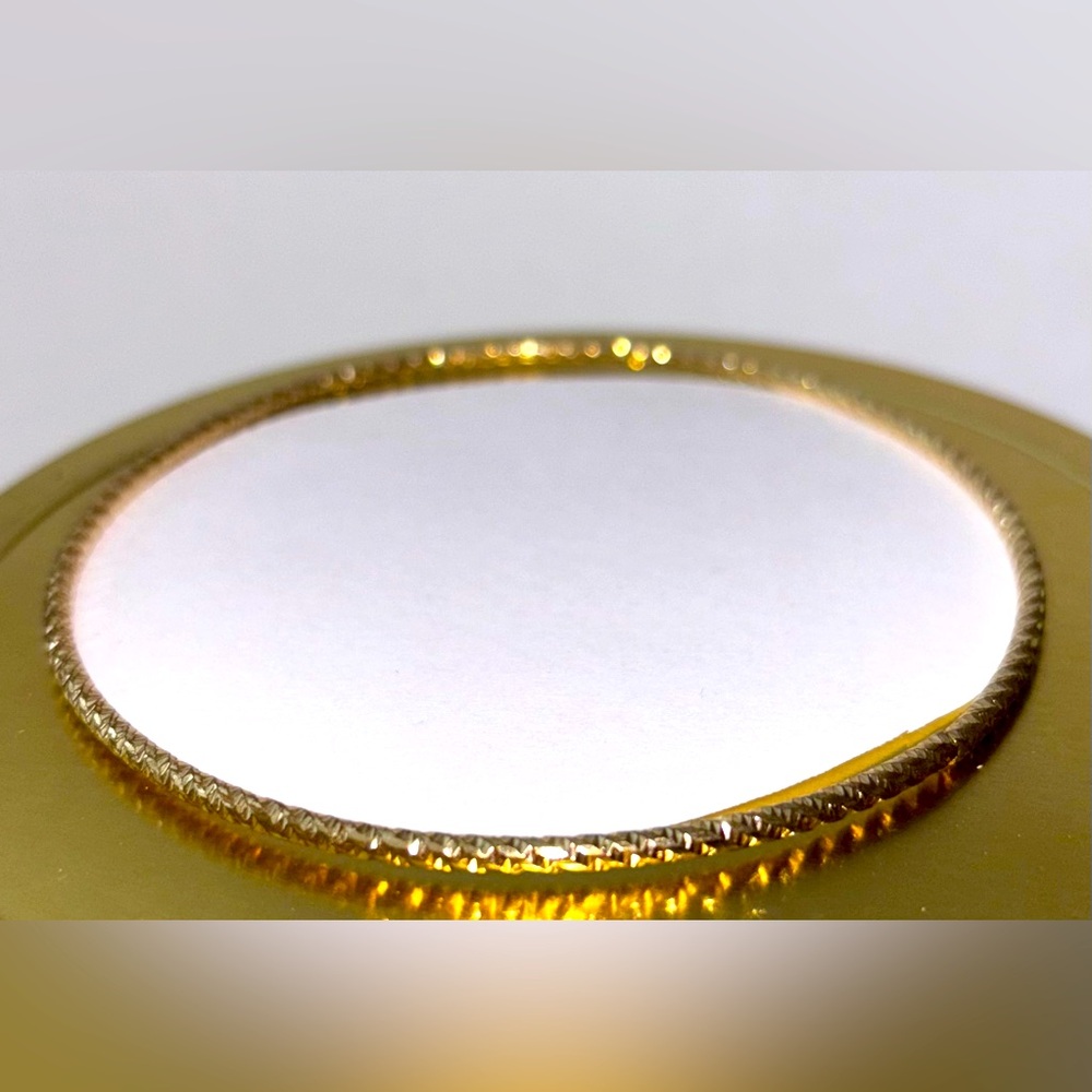 Gold Bangle Bracelet